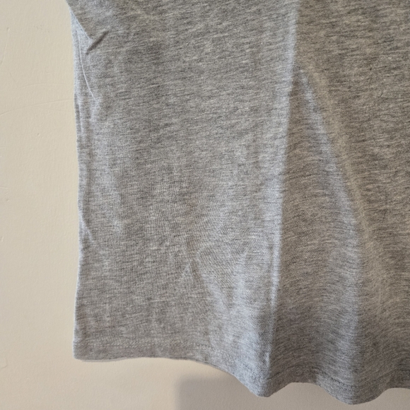 vintage y2k 2000s Aeropostale jewelled gradient b neck tshirt grey size small - Picture 6 of 8